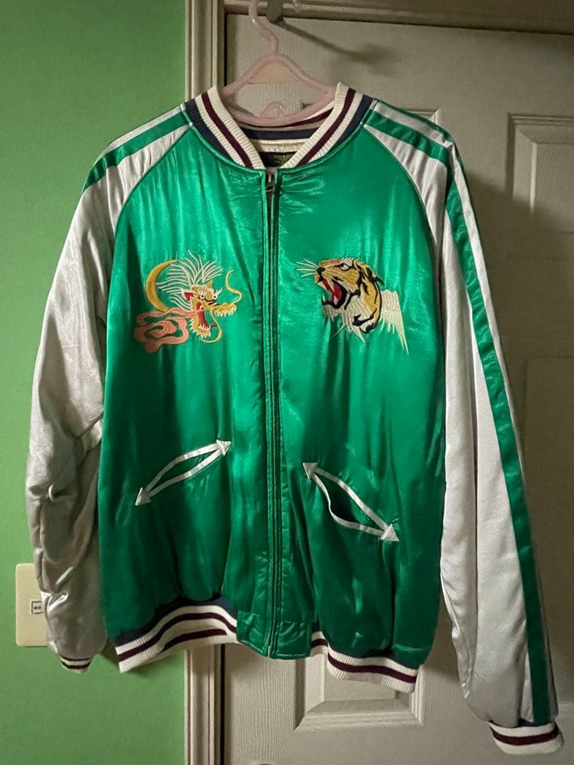 Houston スカジャン ドラゴン 虎