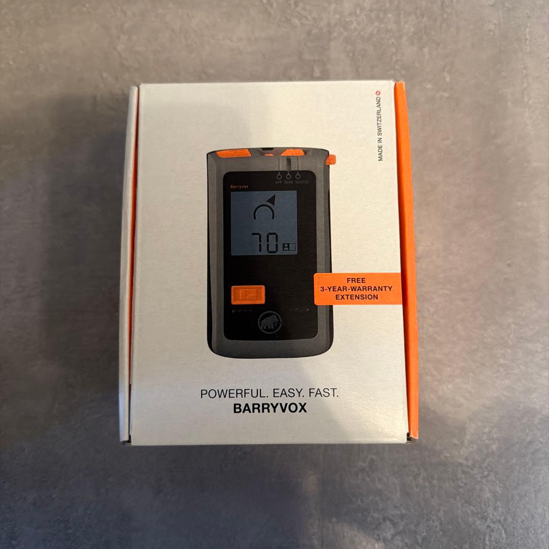 【新品未使用/未開封】MAMMUT Barryvox アバランチビーコン