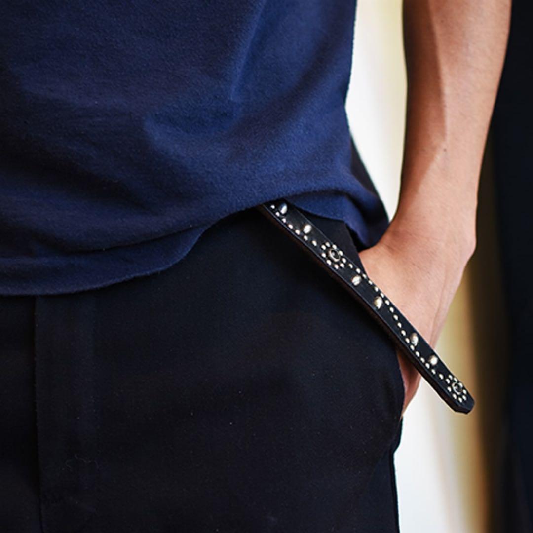 HTC ナロー　ベルト　ブラック　34 フラワー