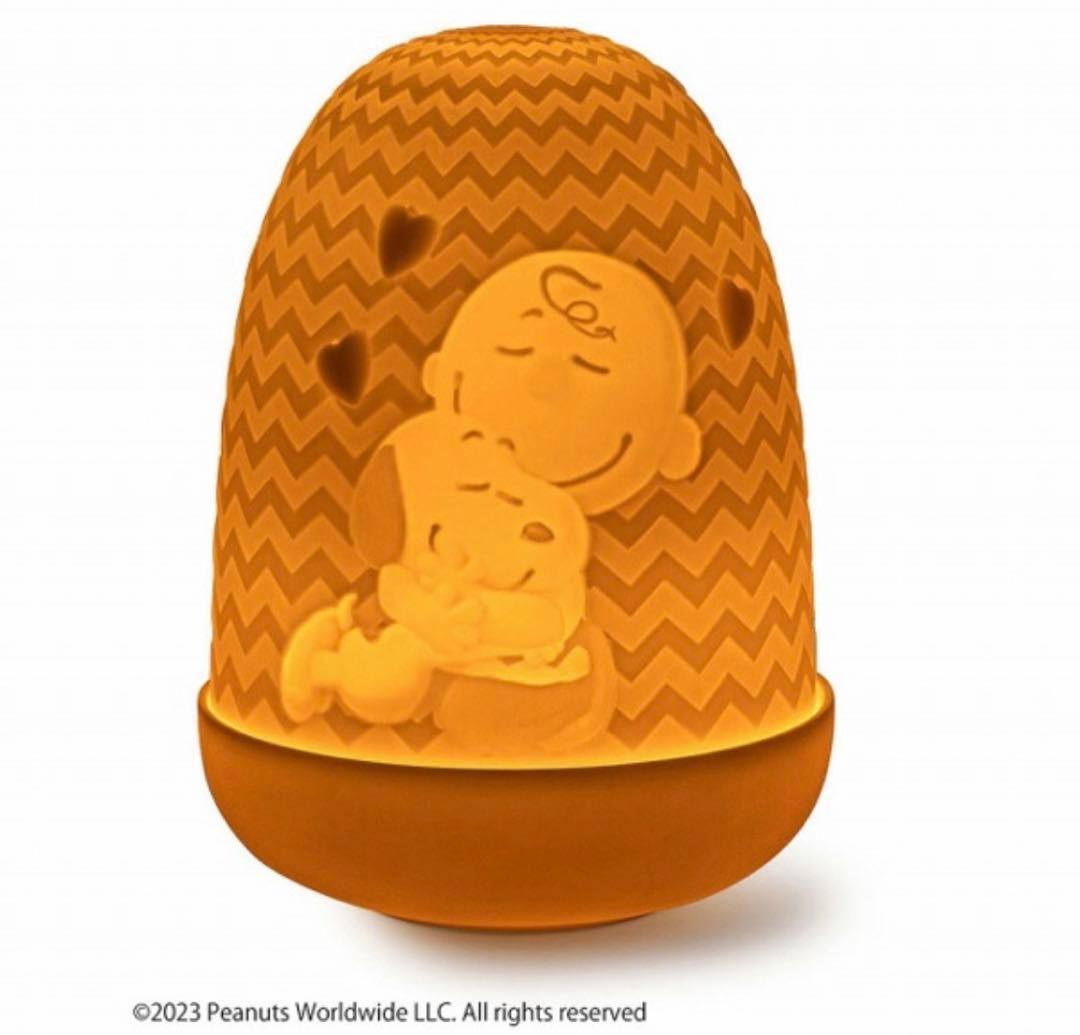 美品LLADROランプライトpeanutsスヌーピー