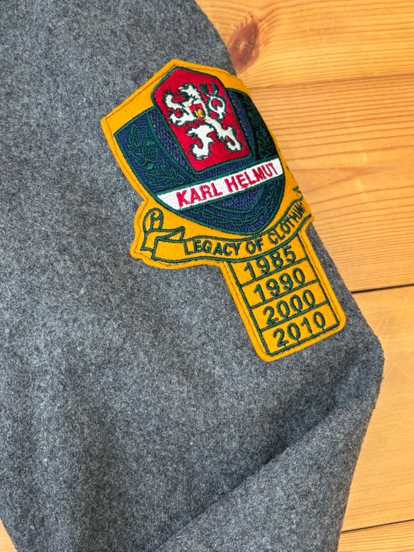 美品　カールヘルム　ワッペンジャケット　メンズM ピンクハウス