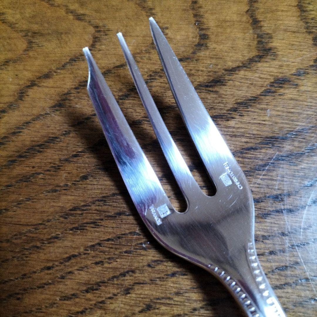 Christofle クリストフル　ケ―キフォ―ク　6本セット　パ―ル【 美品】