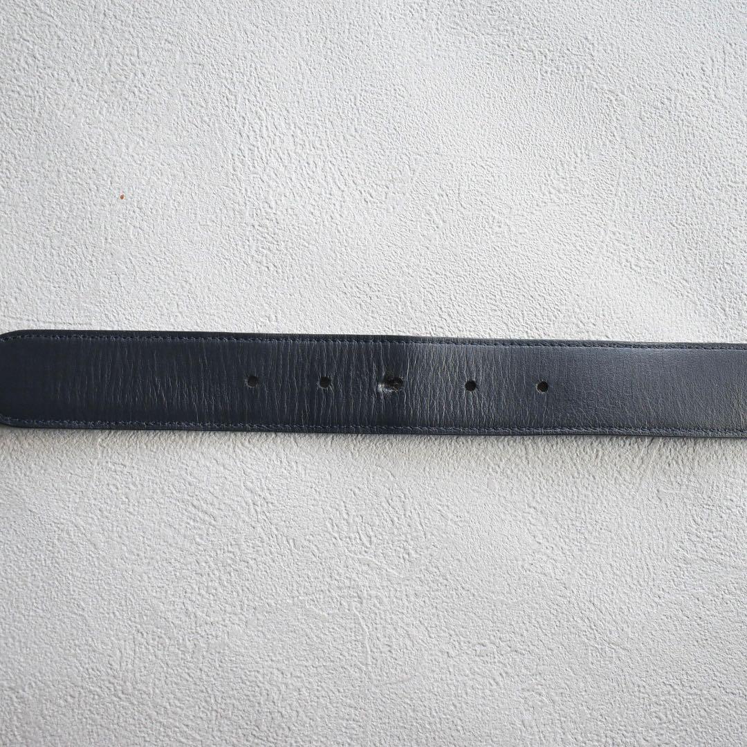 Loro Piana アルサベル スエードベルト 85/34 クラシックブルー