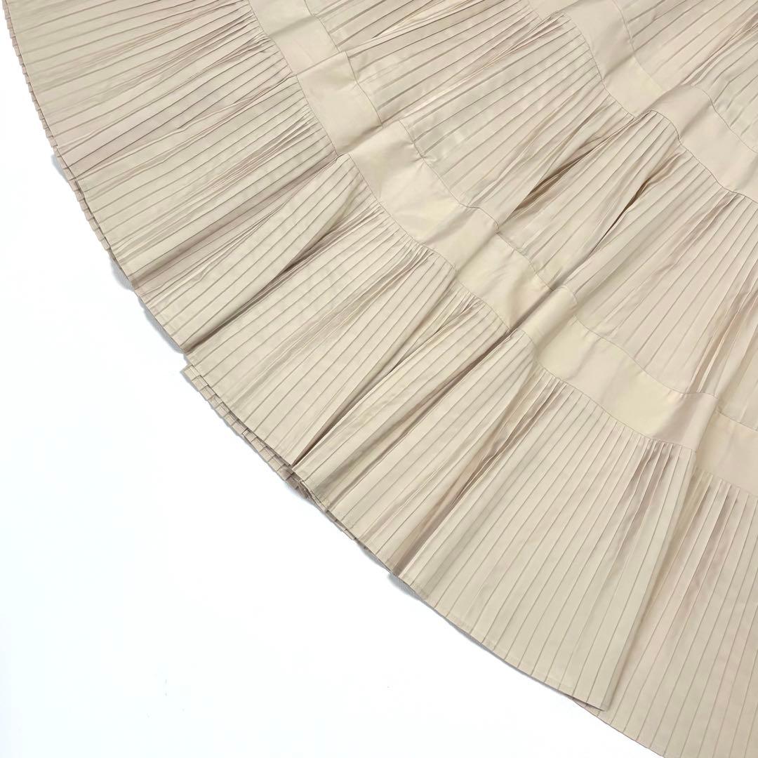 BEARDSLEY ビアズリー プリーツティアードスカート