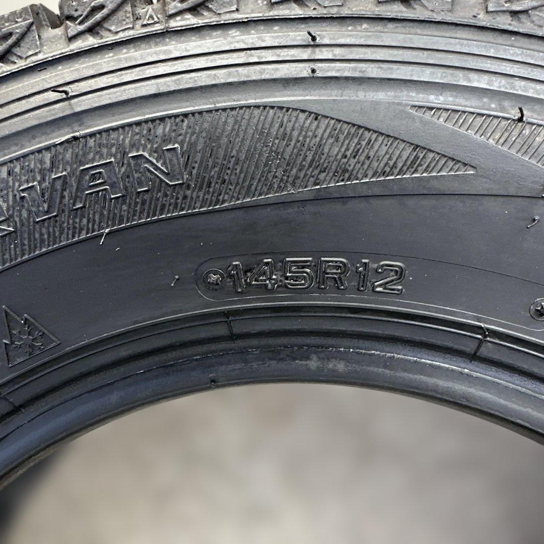 ダンロップ 145R12 冬用タイヤ 2023年 4本(0-54)
