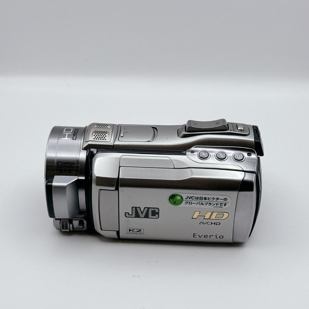 【美品】JVC Everio ビデオカメラ GZ-HM400-S シルバー