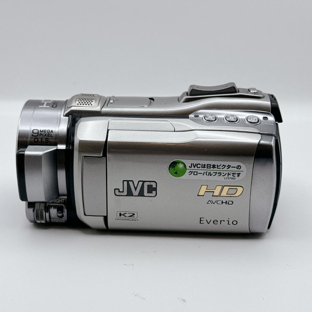 【美品】JVC Everio ビデオカメラ GZ-HM400-S シルバー