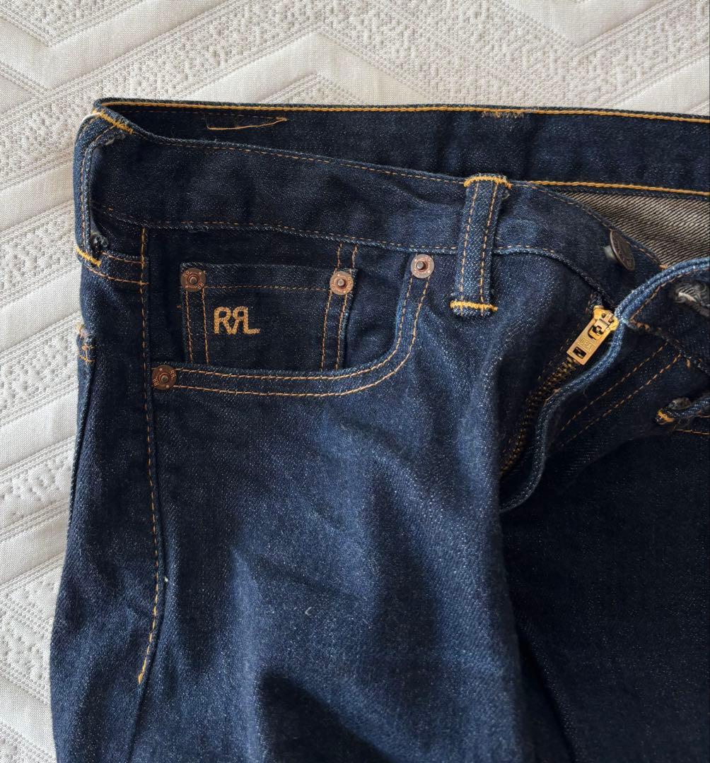 美品！RRL ストレッチスキニーフィット デニムパンツ w25 ラルフローレン