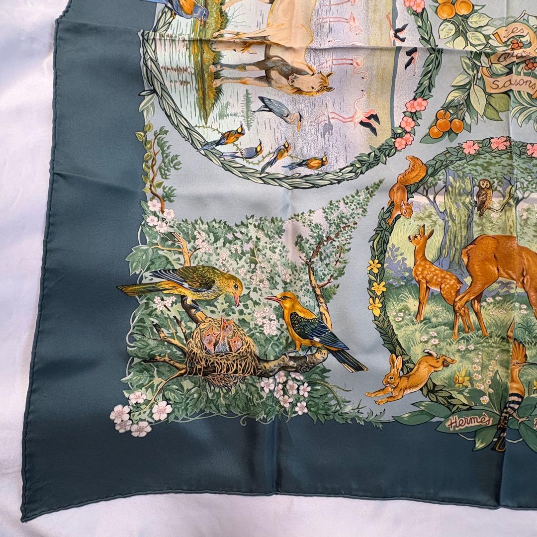 エルメス　カレ90 LES QUATRE SAISONS