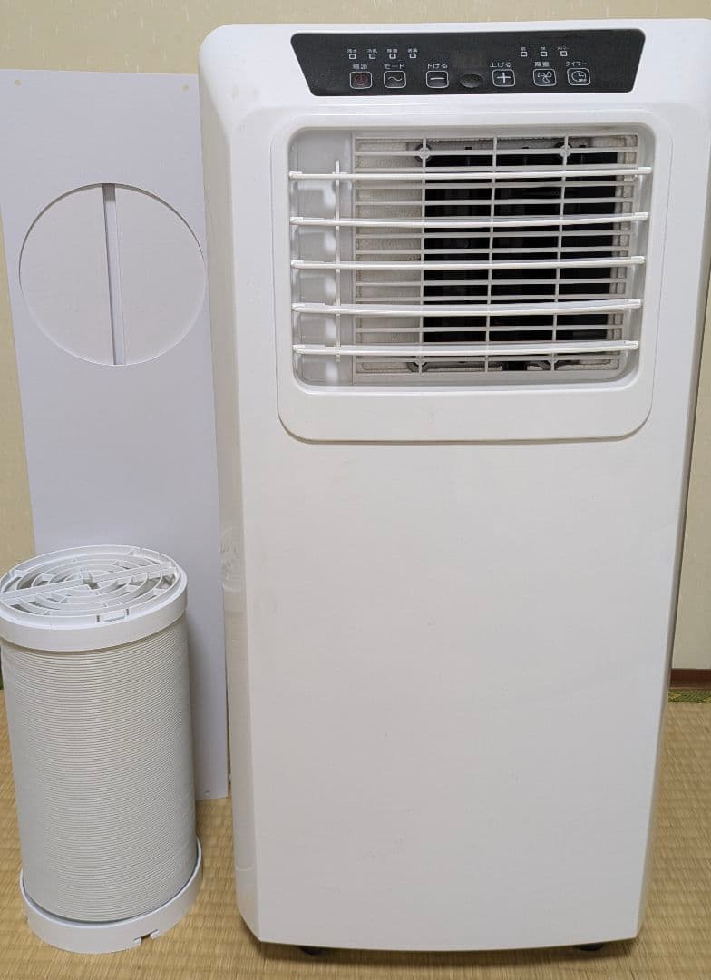 ★ドン・キ × 山善 移動式エアコン／冷風機窓用エアコン PJEC-K222-W