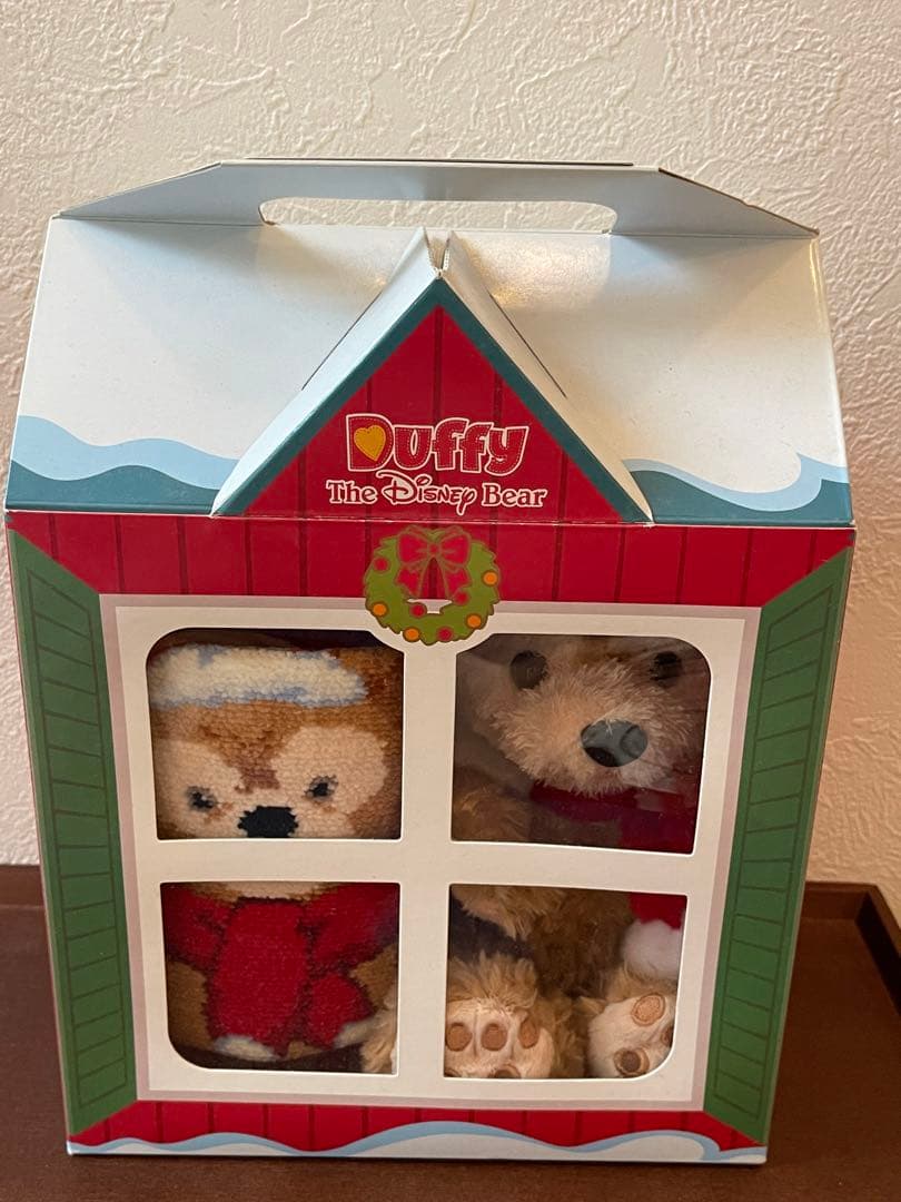 新品❣️ダッフィー ミニぬいぐるみ＆タオルセット ハーバーサイド・クリスマス⭐️