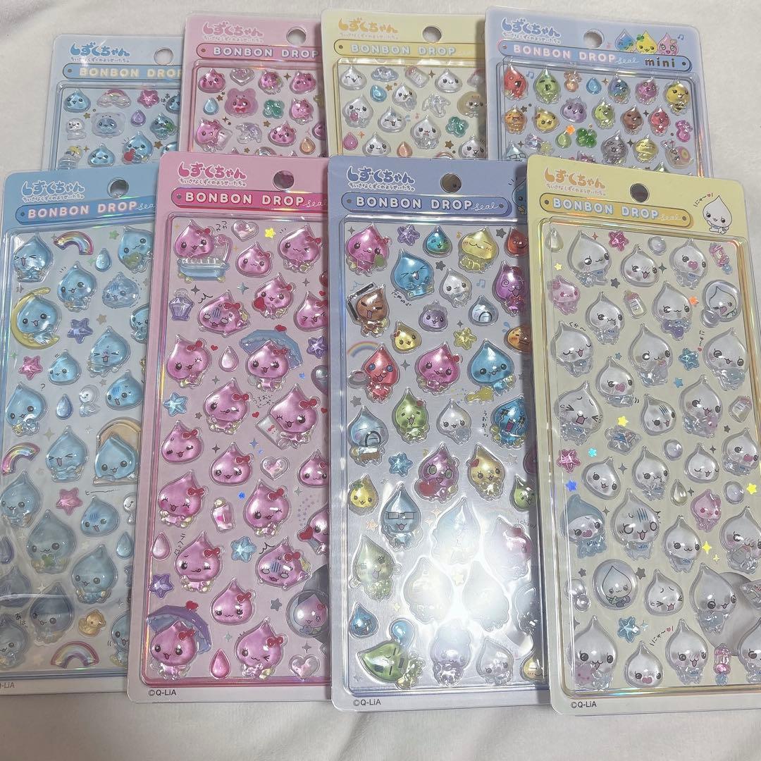 ボンボンドロップシール しずくちゃん ミニ