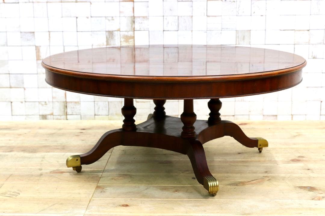 GMIS105○ヴィクトリアン様式 英国 アンティーク センターテーブル リ