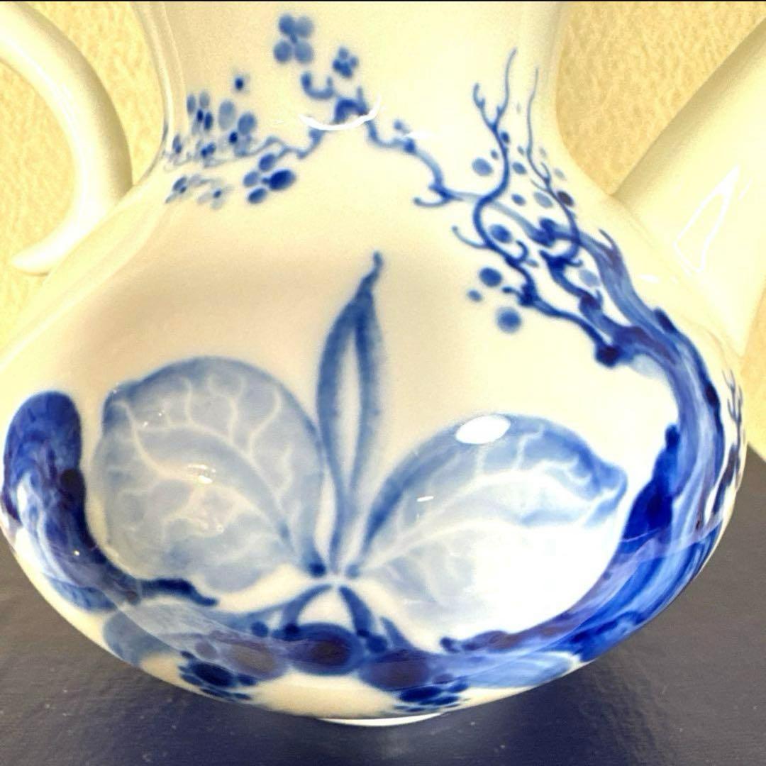 未使用品　マイセン　Meissen ブルーオーキッド　ティーポット