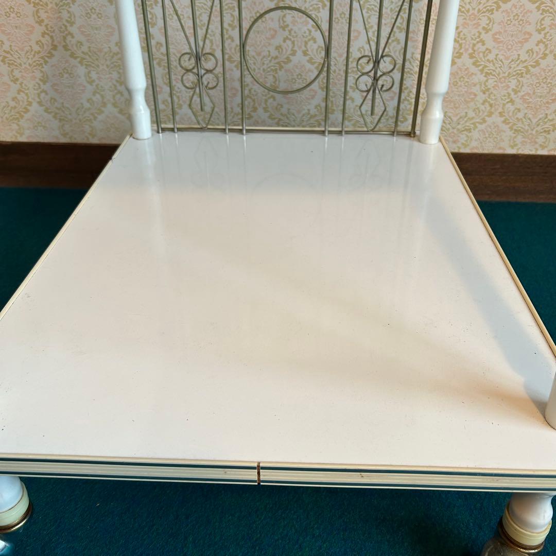 レトロポップ キッチンワゴン 白