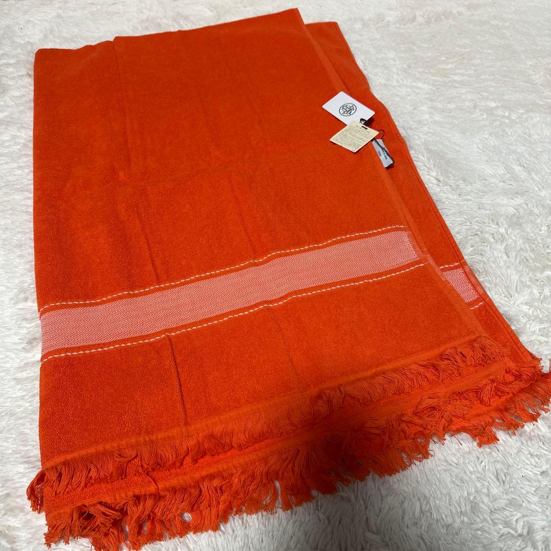未使用 HERMES BAIN　ヨッティング　ビーチタオル　PM　大判タオル