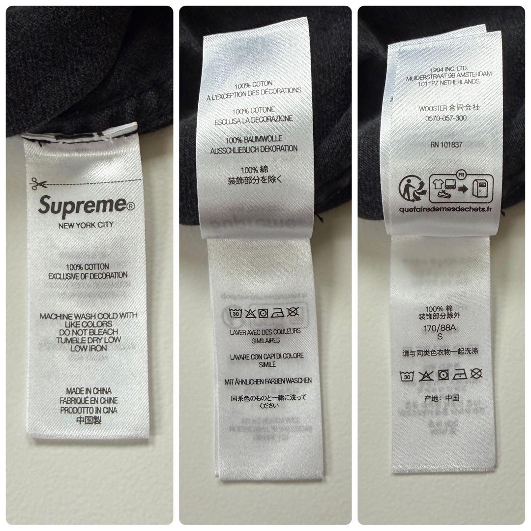 美品✨Supreme 25SS スモールボックスロゴ デニム 長袖シャツ 黒
