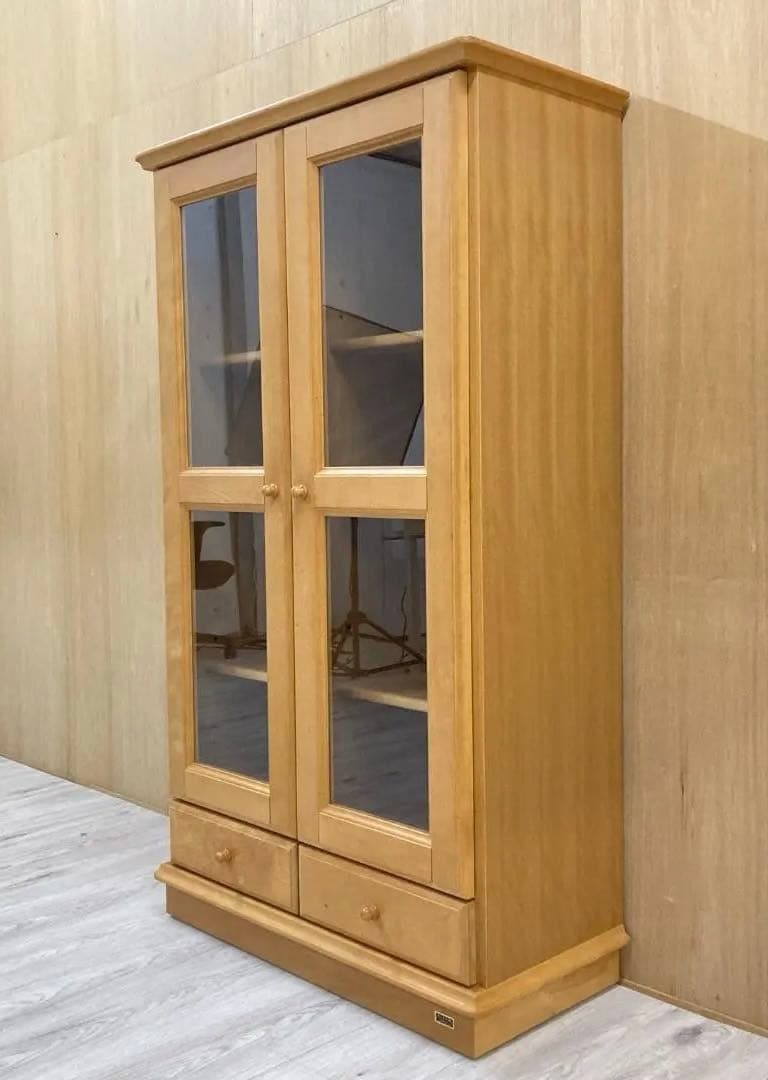 シャルドネ ASSAM アッサム 書棚　本棚 サクラ材 　天然木