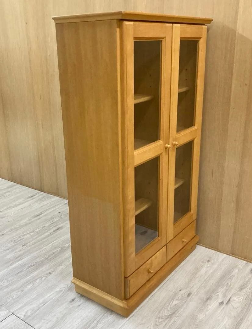 シャルドネ ASSAM アッサム 書棚　本棚 サクラ材 　天然木