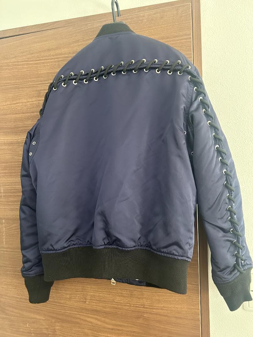 DIESEL ネイビー MA-1 ブルゾン フライトジャケット