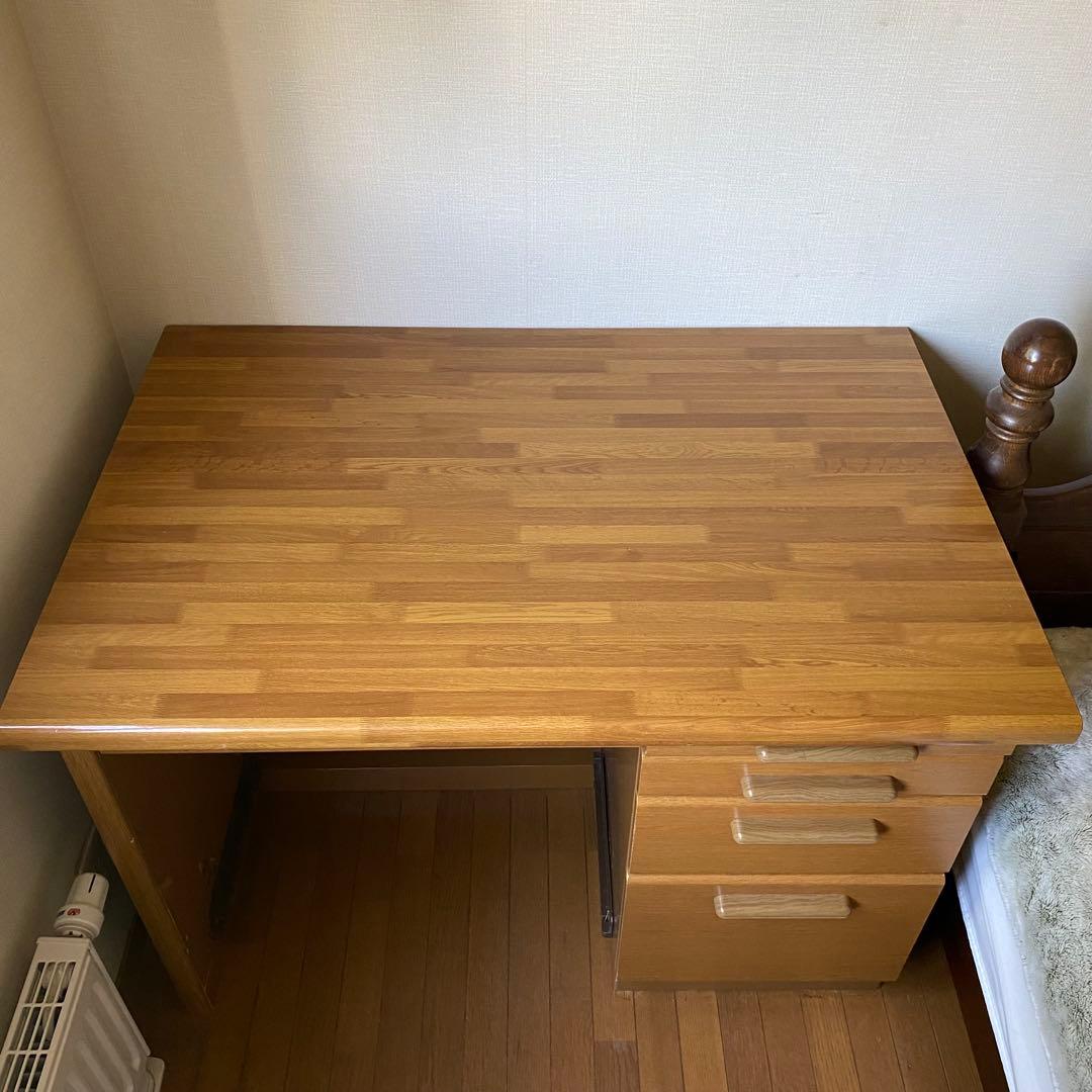 【匿名配送・送料込み】くろがね工作所　スチール×木　学習机　デスク　日本製