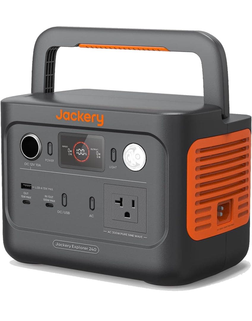だんしゃりだいすき様 Jackery ポータブル電源240定格出力200W