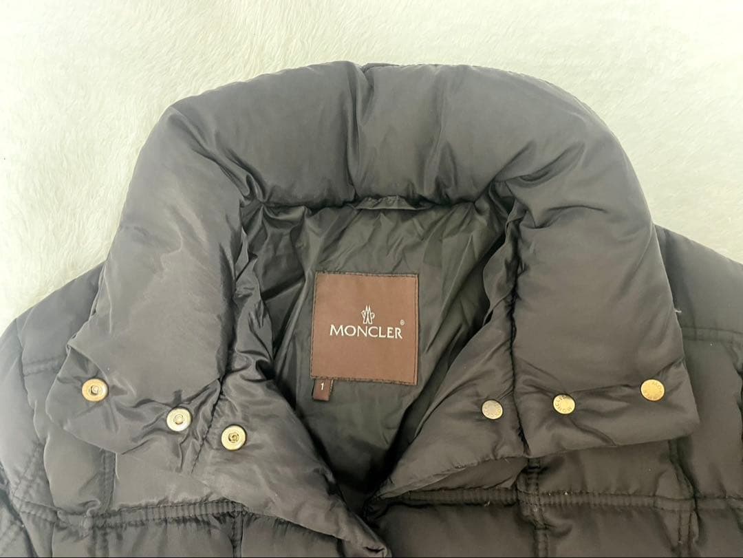 美品 モンクレール ダウンコート ロングダウンジャケット レディース M