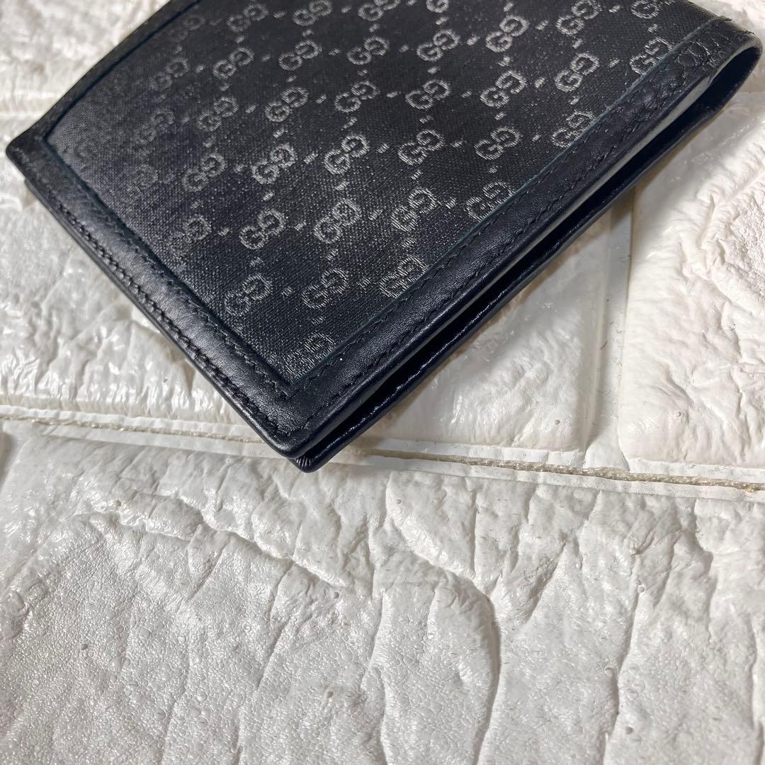 GUCCI 折り財布　財布　ブラック　オールドグッチ　GGスプリーム