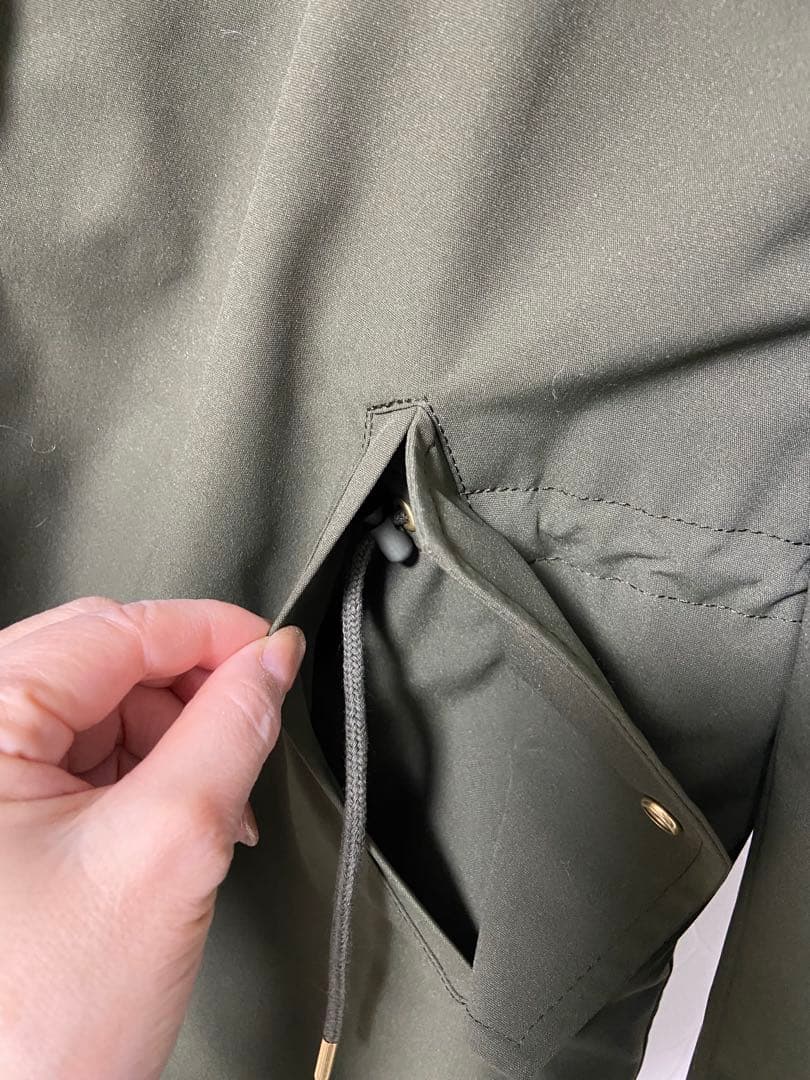 ♡23区♡【一部店舗限定/撥水加工】ミリタリー ダウンコート♡カーキ 40