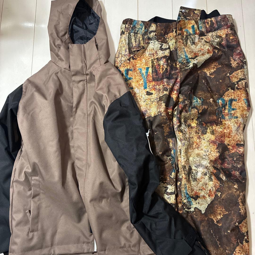 W-RAY スノーボードウェア ブラウン ブラック