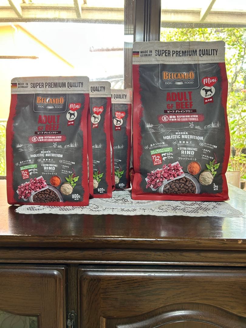 Belcando ドッグフード ビーフ 3kg & 800g