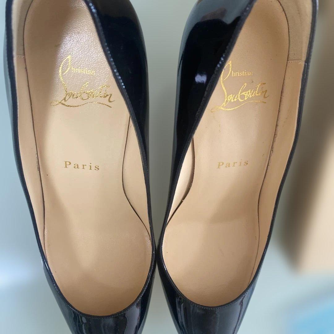 Christian Louboutin パリ ブラック ハイヒール