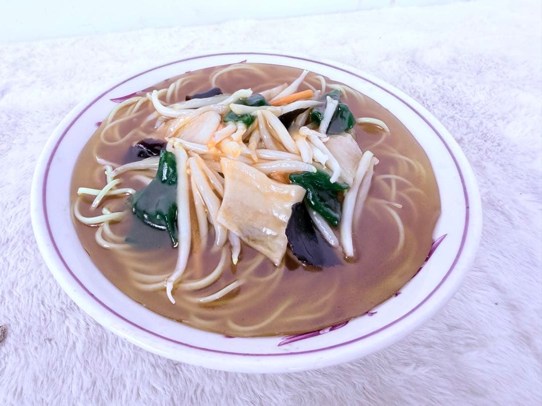 昭和レトロ 食品サンプル サンマーメン 日本製 職人手作り 模型