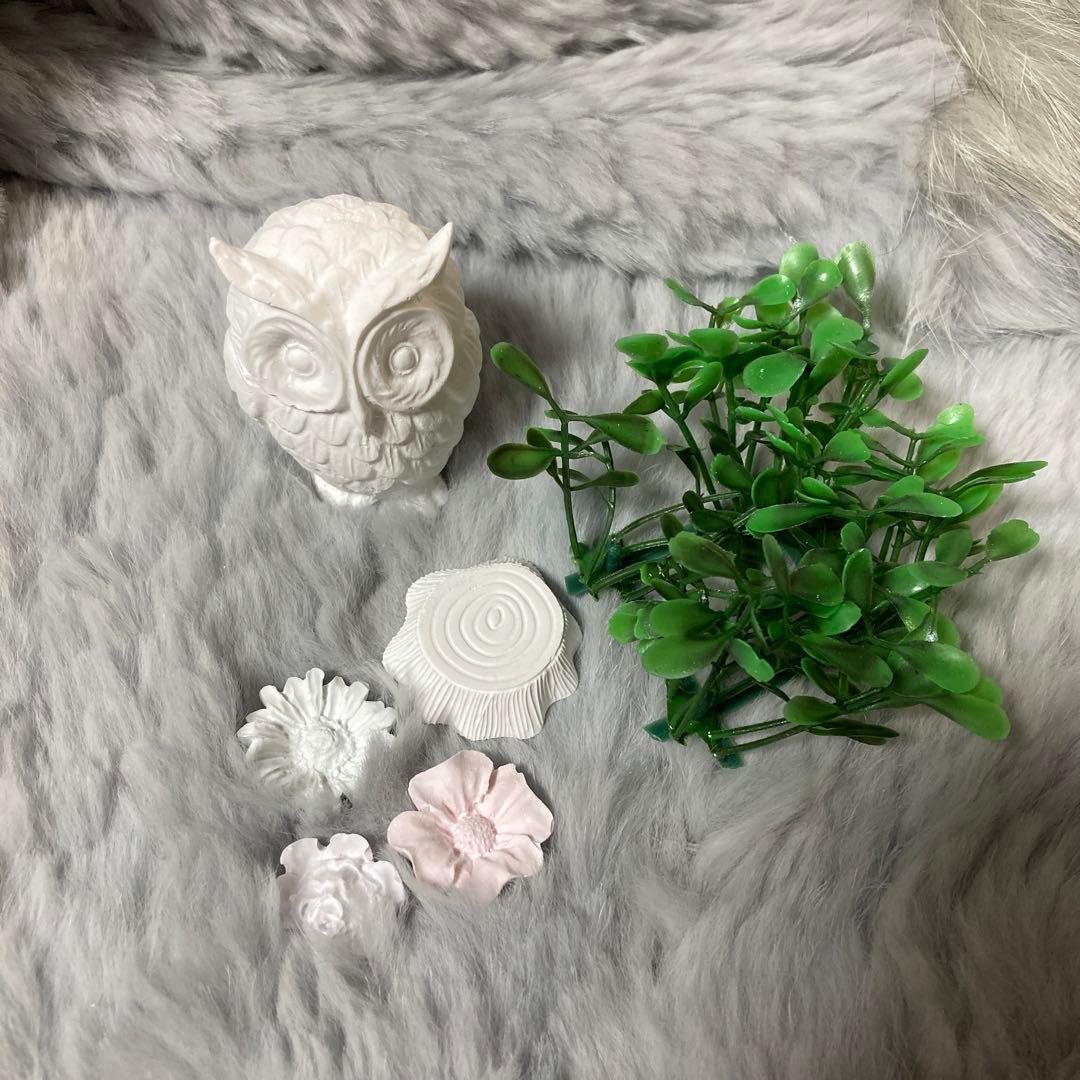 アロマストーン　フクロウ　アレンジメント