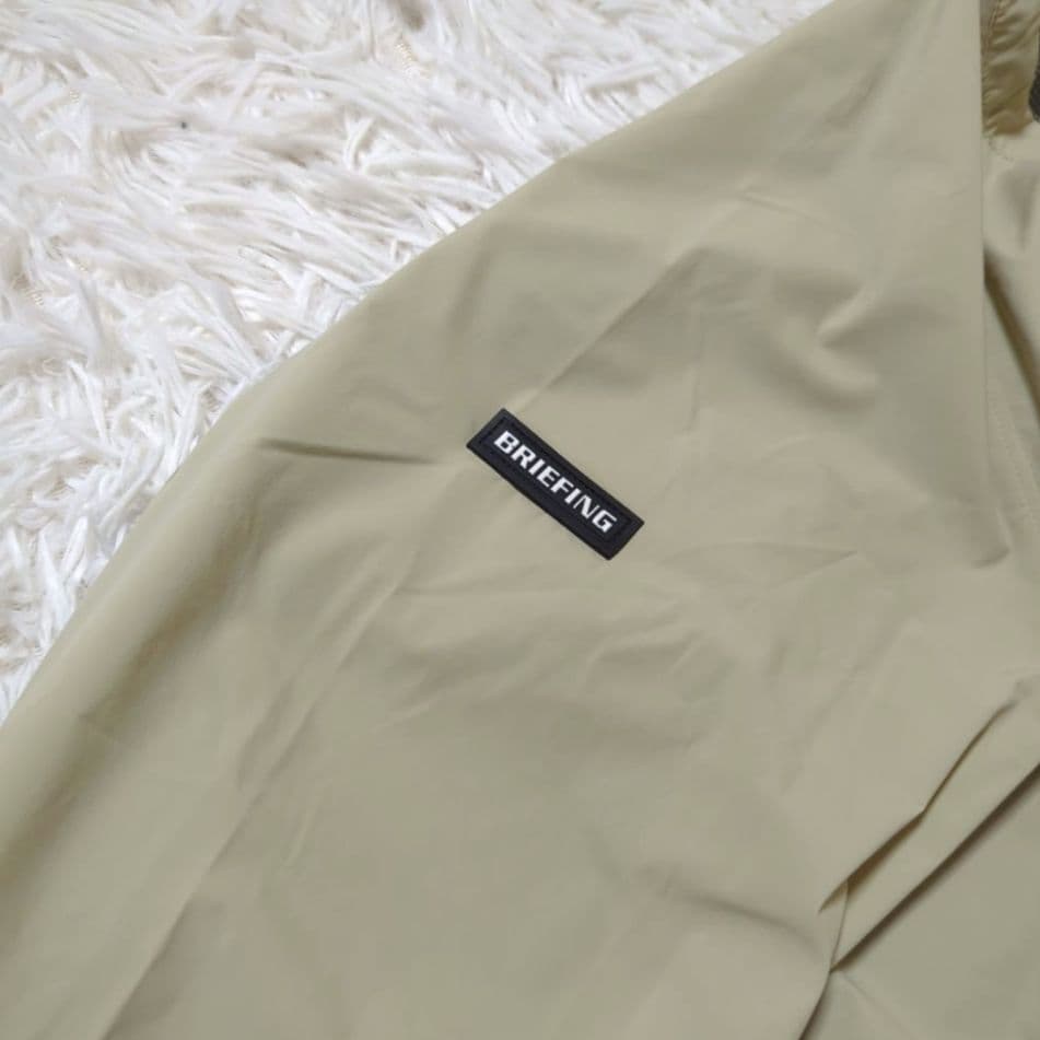 ブリーフィング　WINDPULLOVER ゴルフウェア　ベージュ　サイズL