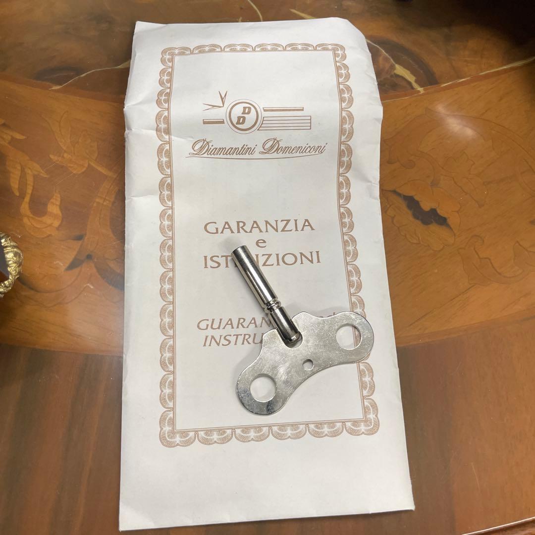 DIAMANTINI DOMENICONI アンティーク イタリア製　置き時計