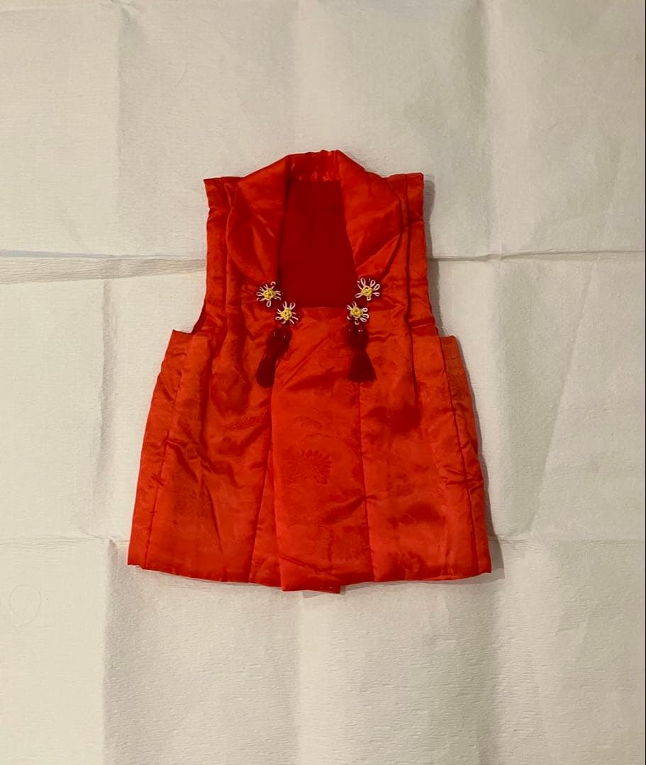 七五三　３歳〜５歳 着物、長襦袢、被布、草履、バッグ、箱せこ、髪飾り