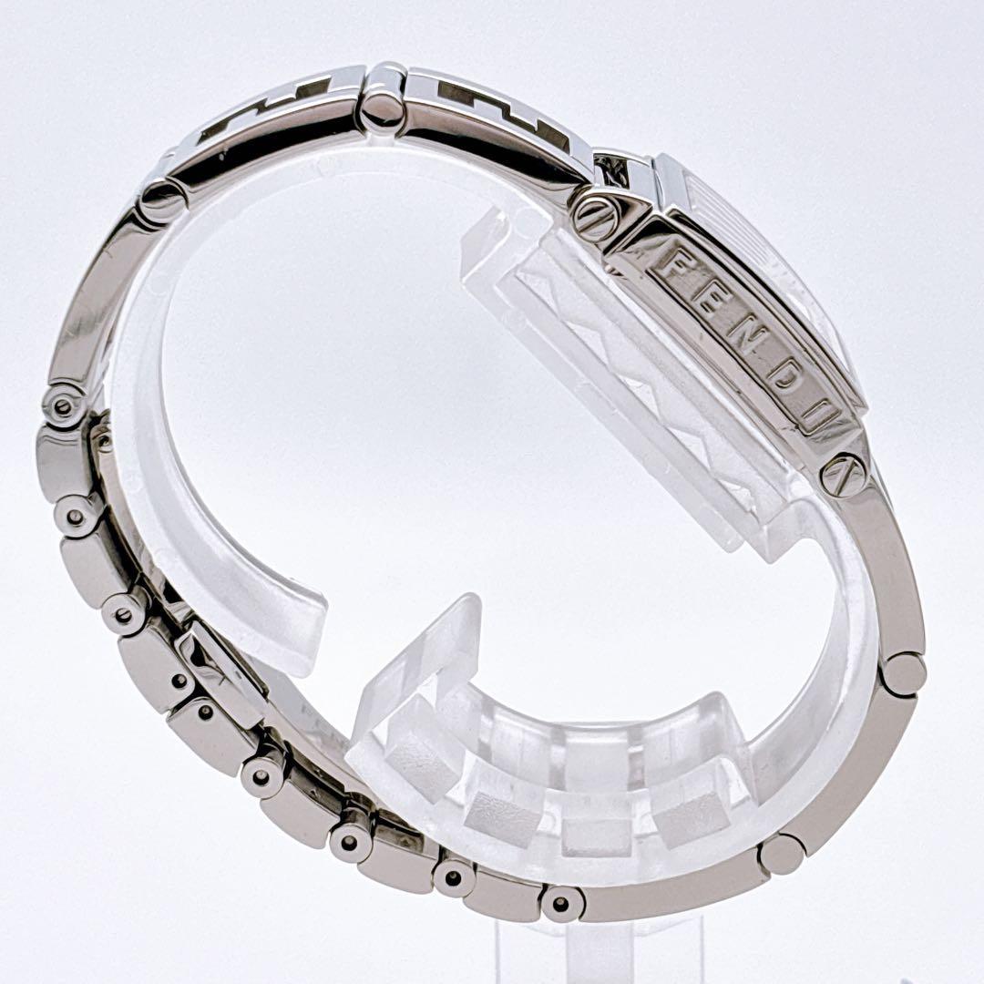 【美品・電池新品・完備】FENDI 60500L ダイヤ クアドロミニ オロロジ