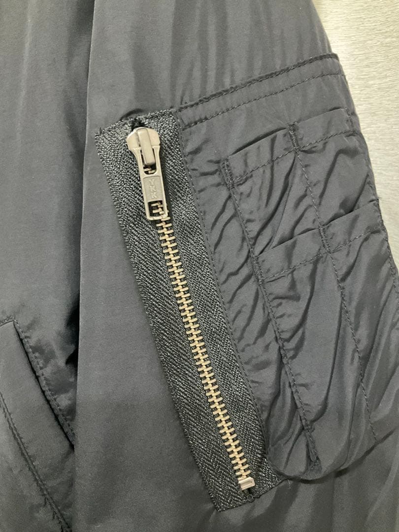 MUJI Labo MA-1ブルゾン ブラック サイズM