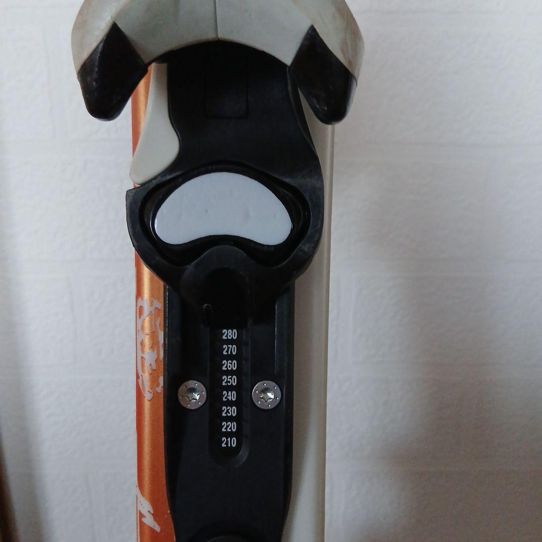 子ども用＊ROSSIGNOL スキー板 ホワイト/オレンジ130センチ