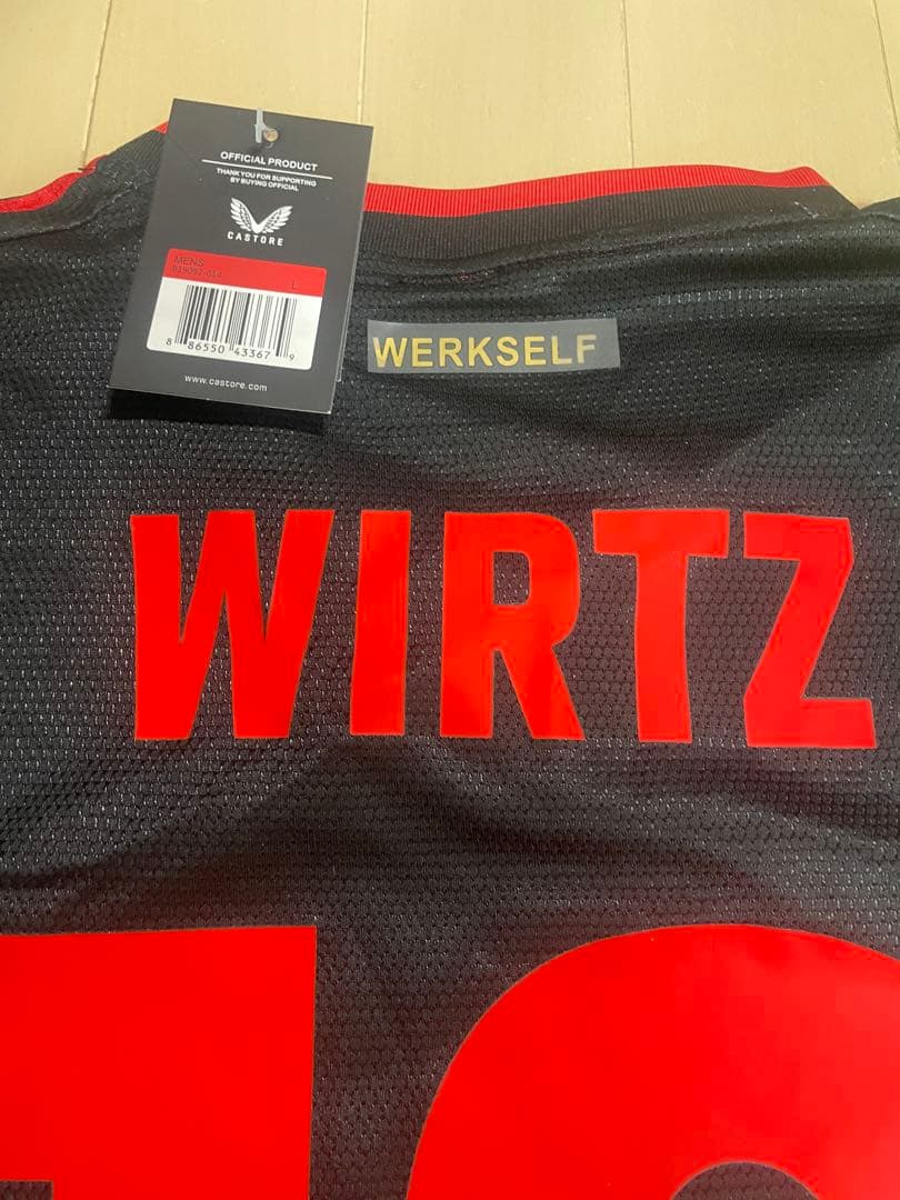 新品ユニフォーム レバークーゼン ヴィルツ 23/24 無敗優勝 限定 レア　L