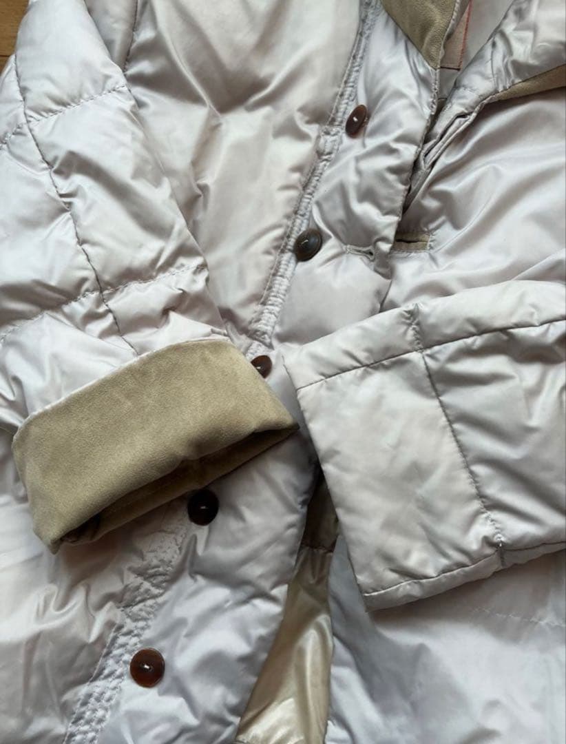 美品 パラスパレス ボリュームカラーダウン サイズ2 ベージュ