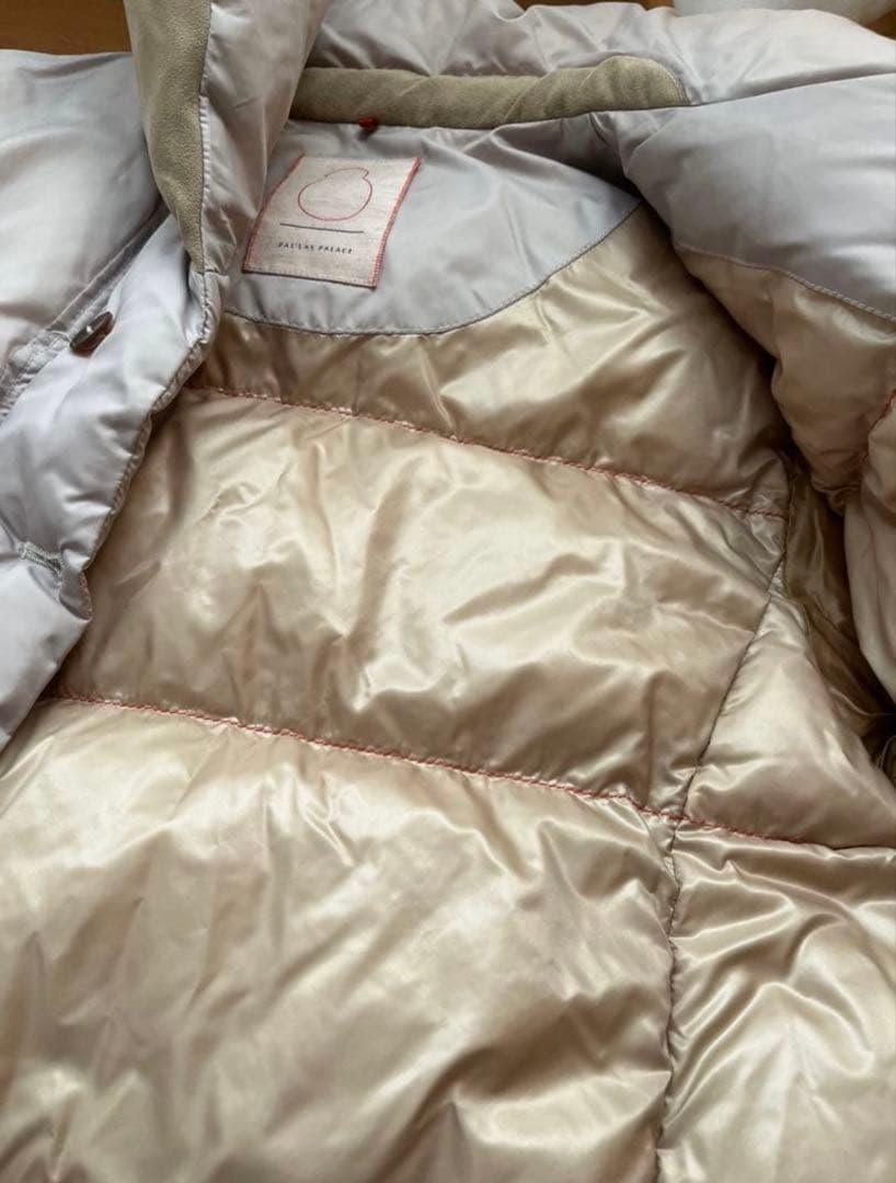 美品 パラスパレス ボリュームカラーダウン サイズ2 ベージュ