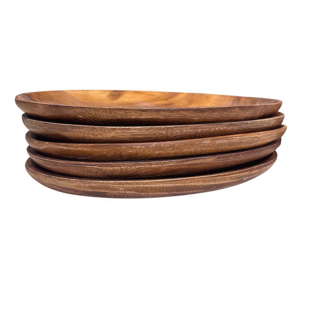 アカシアスクエアボウル 木製プレート10枚セット