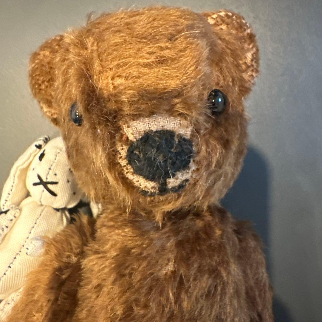 茶色いクマとウサギのぬいぐるみセット