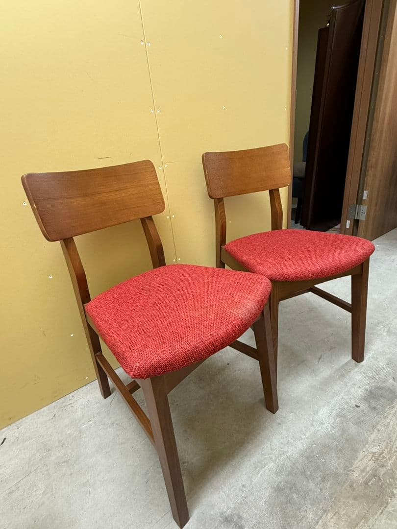 【関東圏限定】Francfranc コムンチェア ダイニングチェア　2脚セット