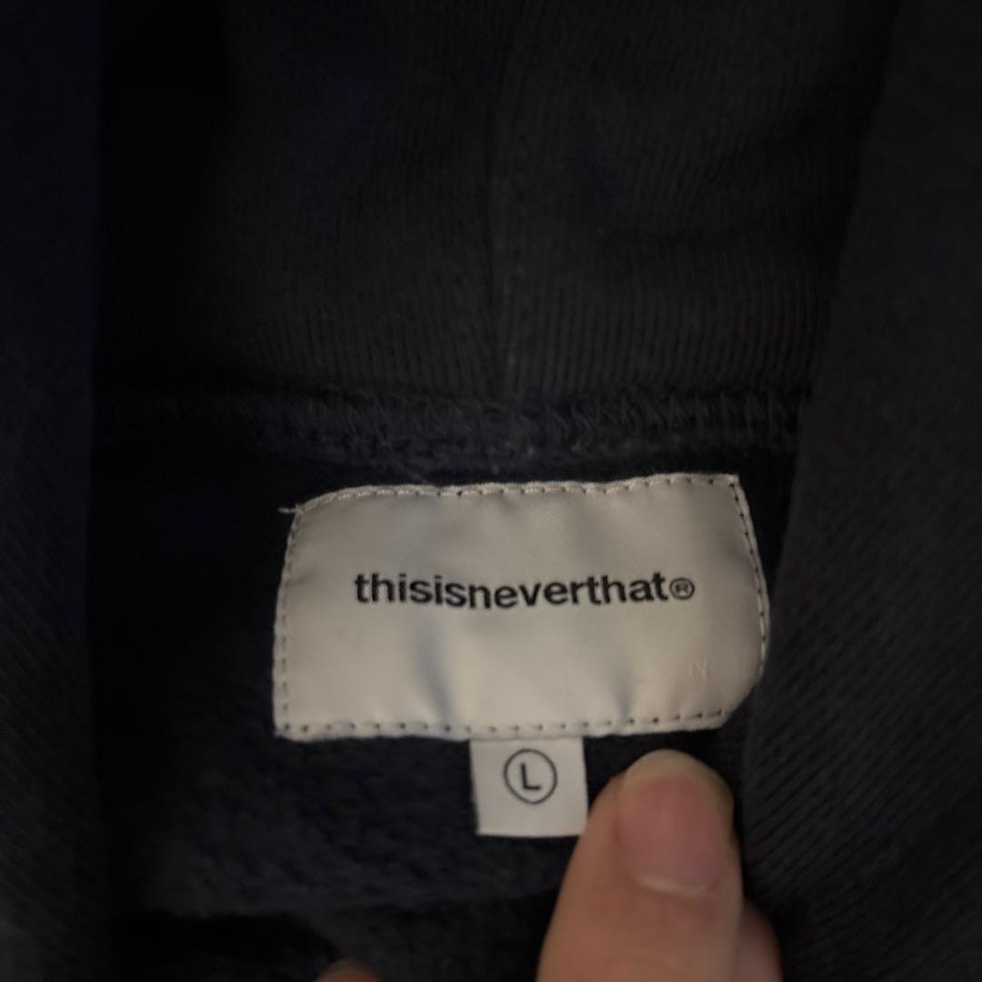 thisisneverthat ネイビー パーカー