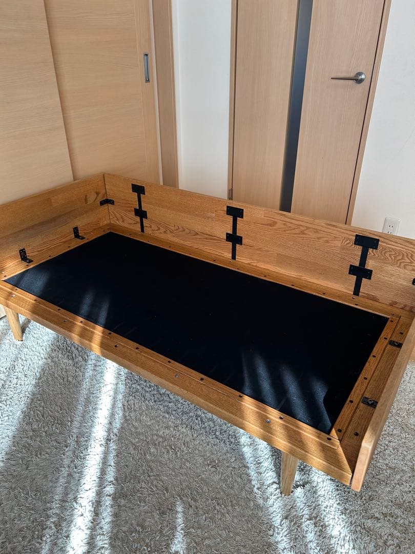 モモナチュラル DAY SOFAワンアームソファ 2.5人掛けソファ＆オットマン