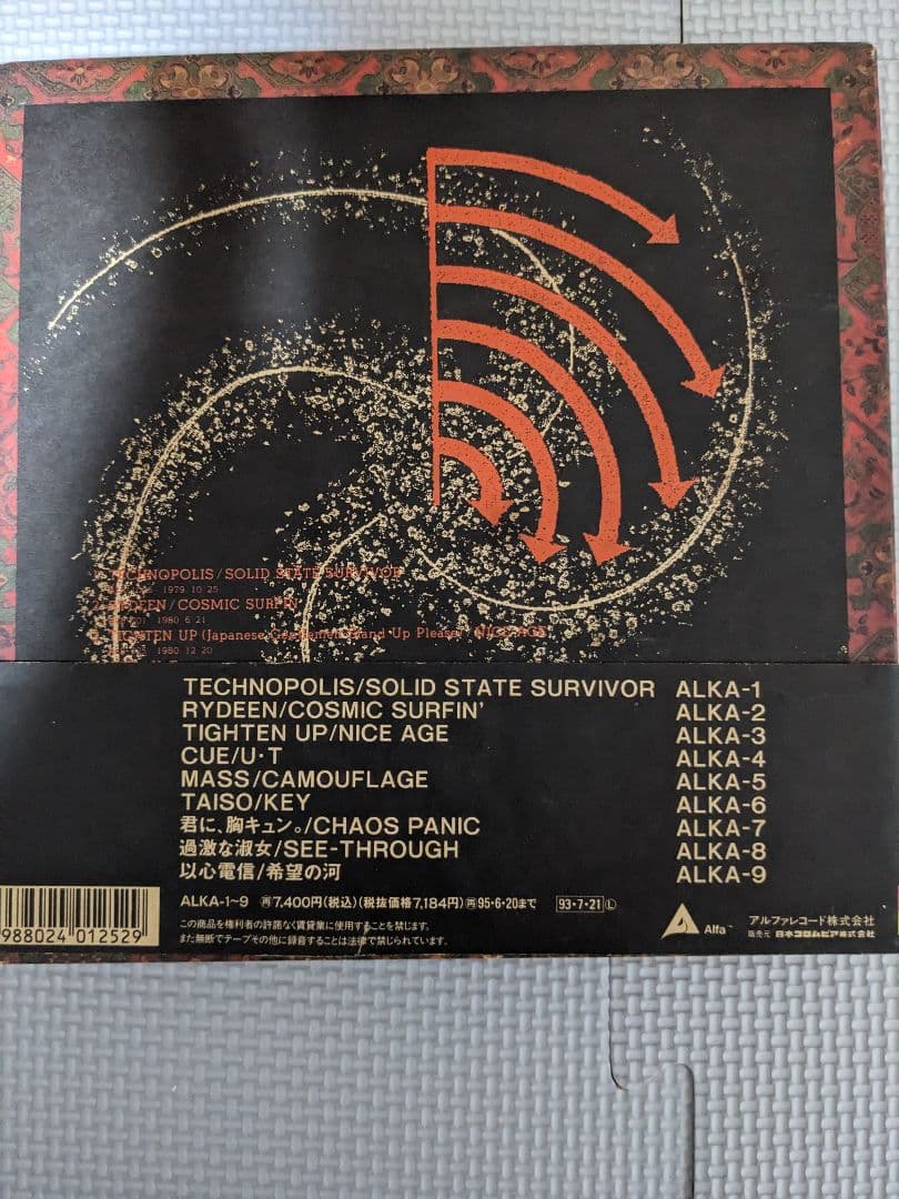 激レア　YMO アナログ・シングル・BOX　全9枚　坂本龍一　細野晴臣　高橋幸宏