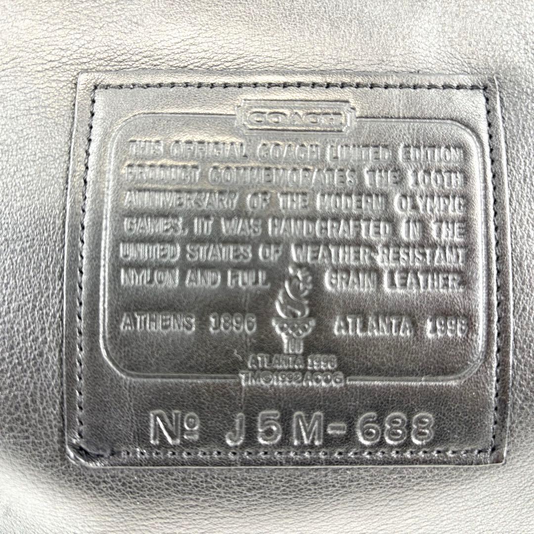 ●オリンピック限定品　美品　OLD COACH メッセンジャーバッグ　A4収納可